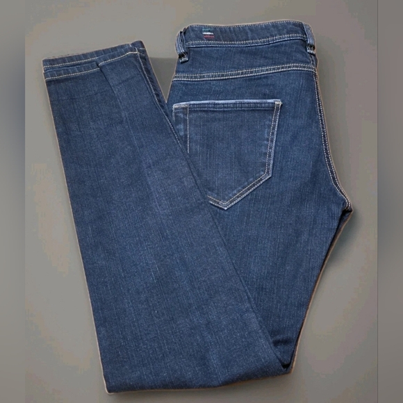 Diesel Floy Women's Slim Fit Jeans Size 29X32 Dark Blue Tapered Mid-Rise Denim - Picture 5 of 16